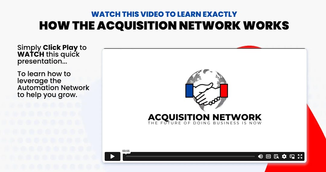 1000 FT View Of Acquisition Network