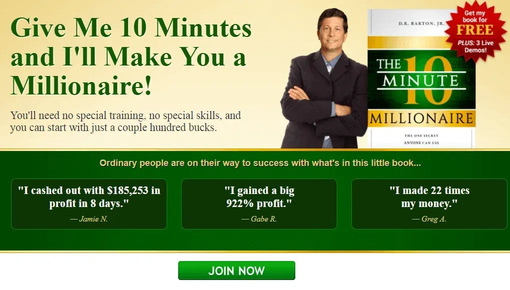 10 minute millionaire insider review