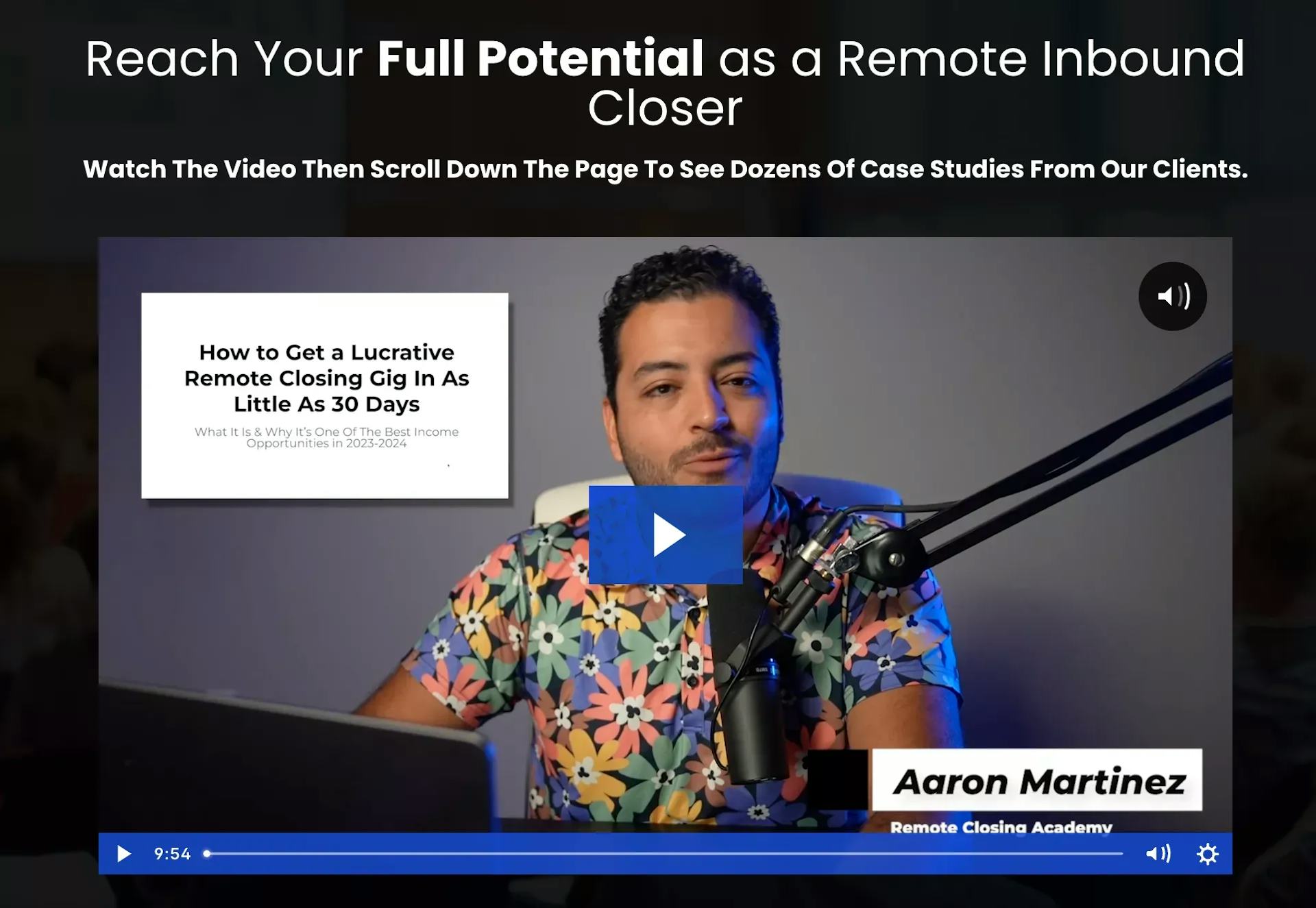Aaron Martinez Review (Updated [year]): What Is His Job In Remote Closing Academy?