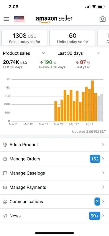 Amazon Seller Screenshot