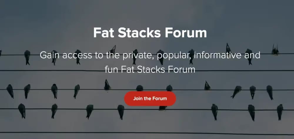 BONUS Fat Stacks Forum. Passive Income Online