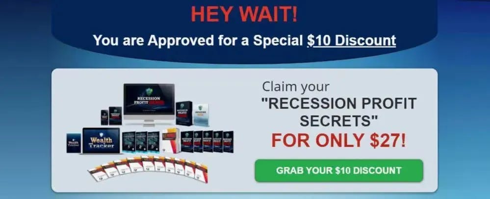 Benefits Of Recession Profit Secrets Recession Profit Secrets Program