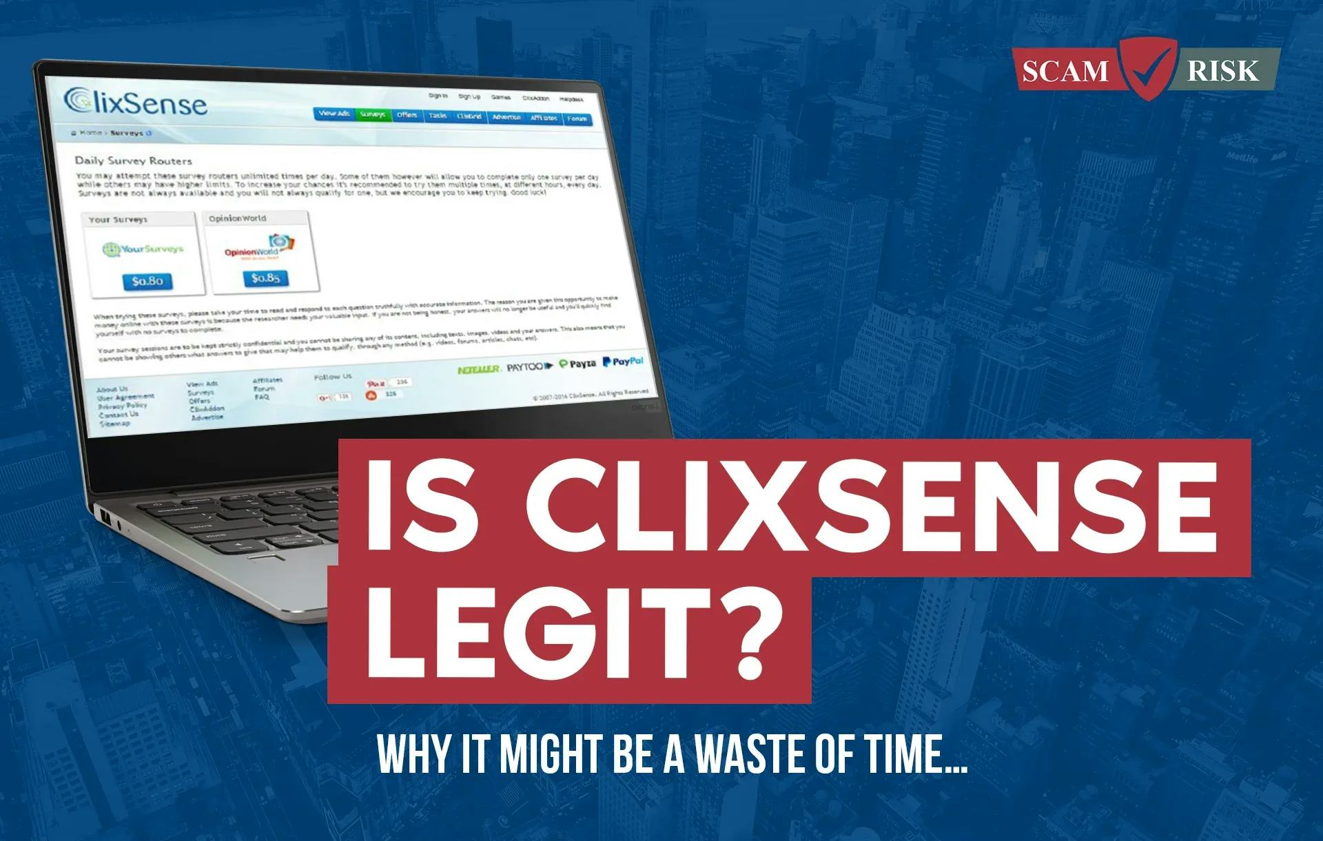 Is ClixSense Fake or Real?