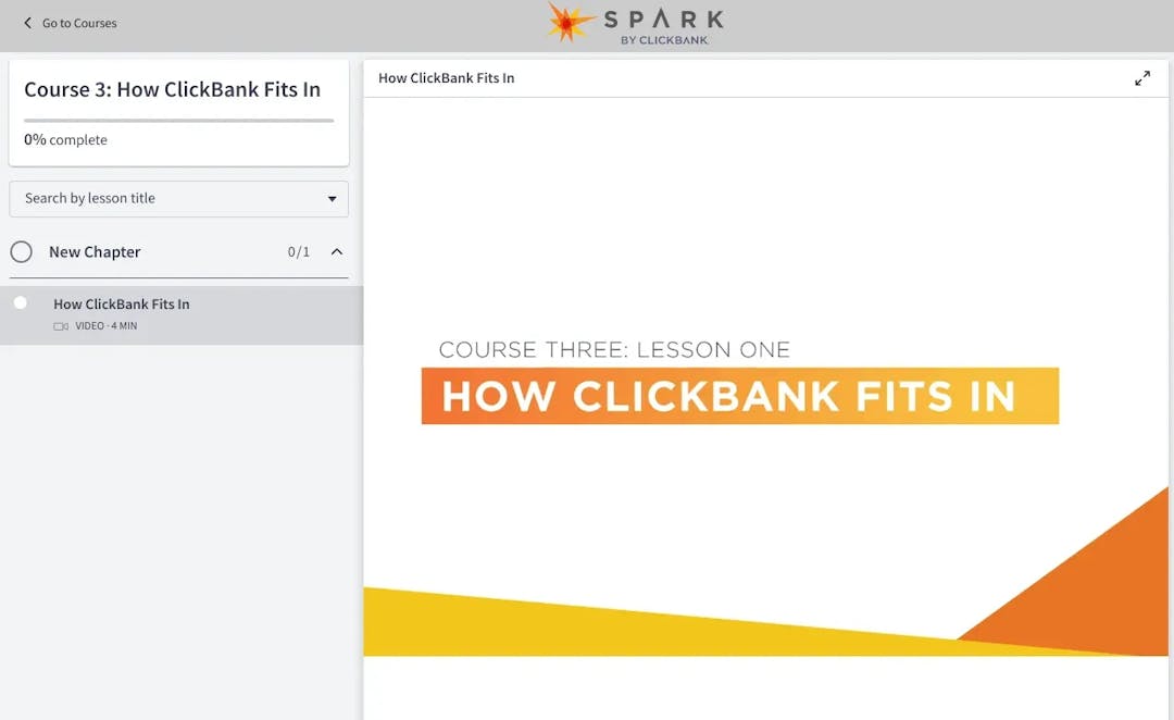 spark by clickbank Course 3