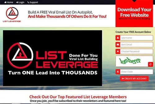 Create Your List Leverage Account