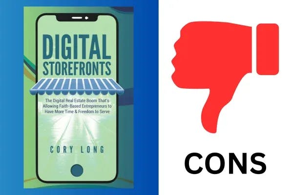 Digital Storefronts Cons