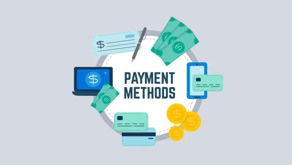 Four Payment Methods To Choose From
