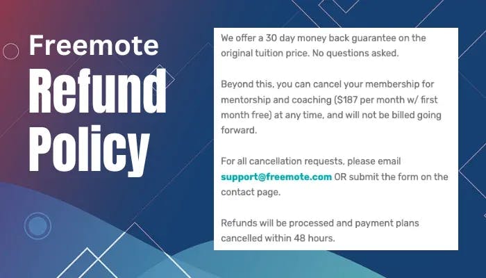 Freemote Refund Policy