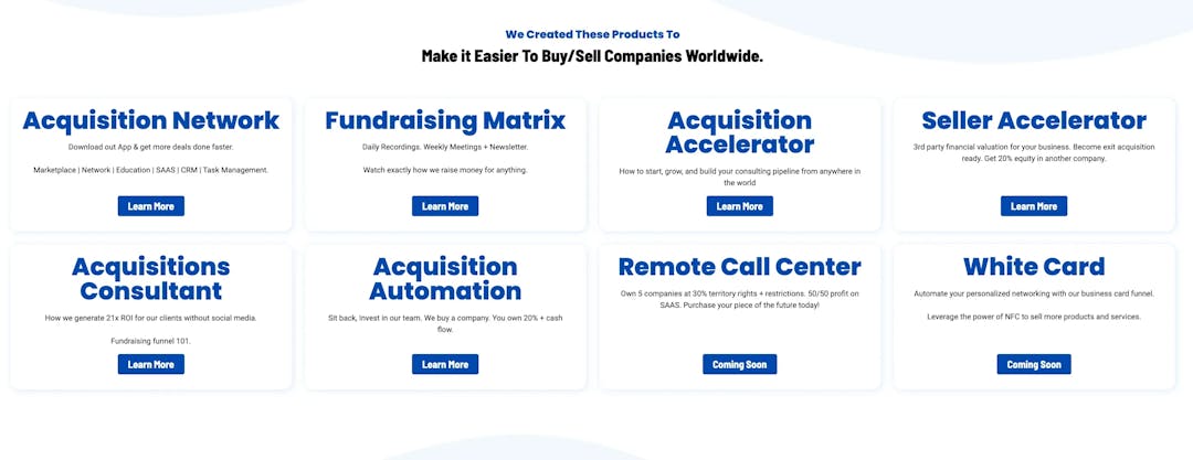 Inside Acquisition Network