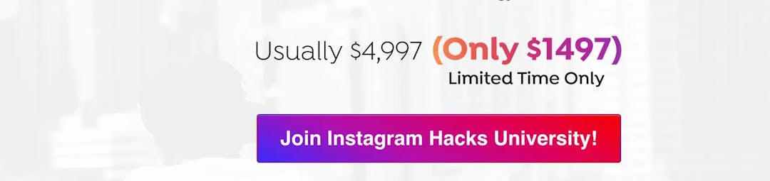Instagram Hacks University Cost