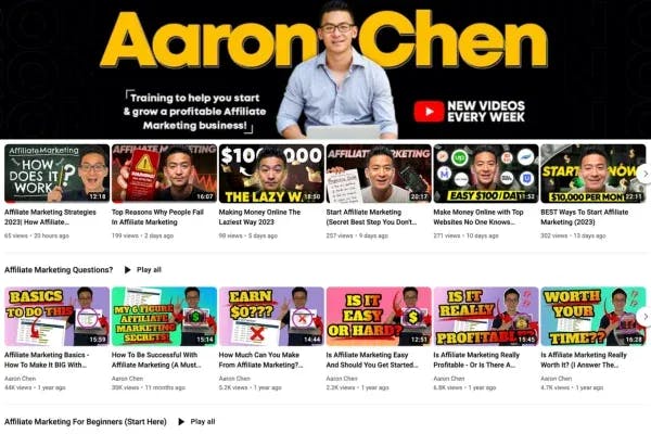 who is aaron chen invincible marketer