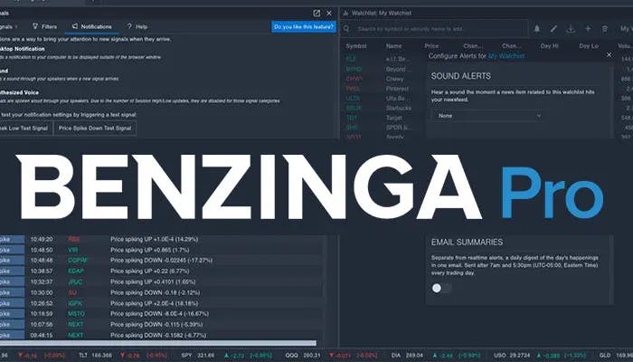 Other Features You Can Get With Benzinga Pro