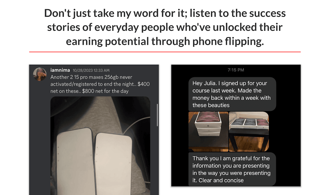 Phone Flipping Academy