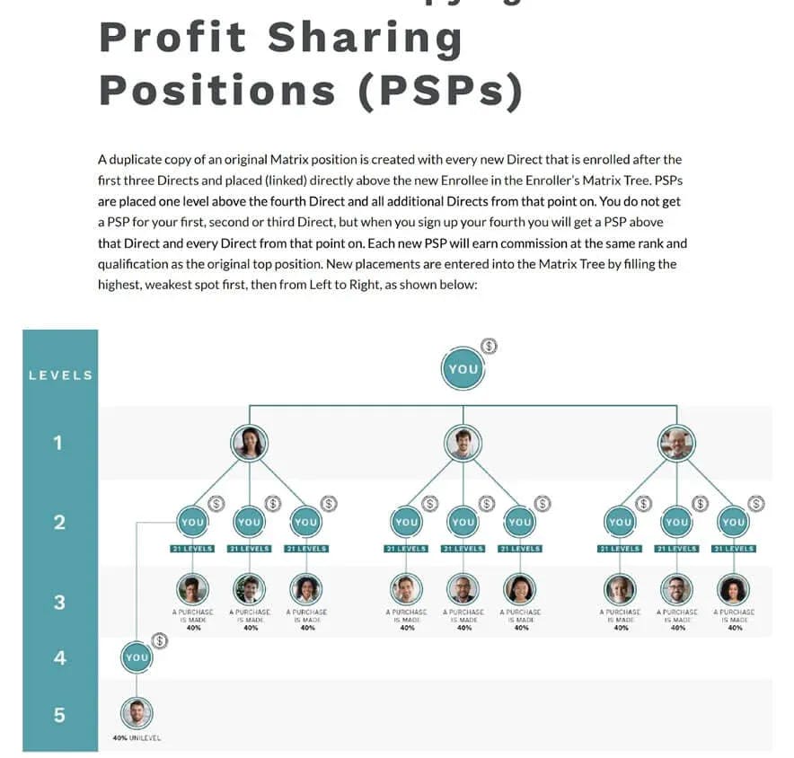 Profit Sharing Positions