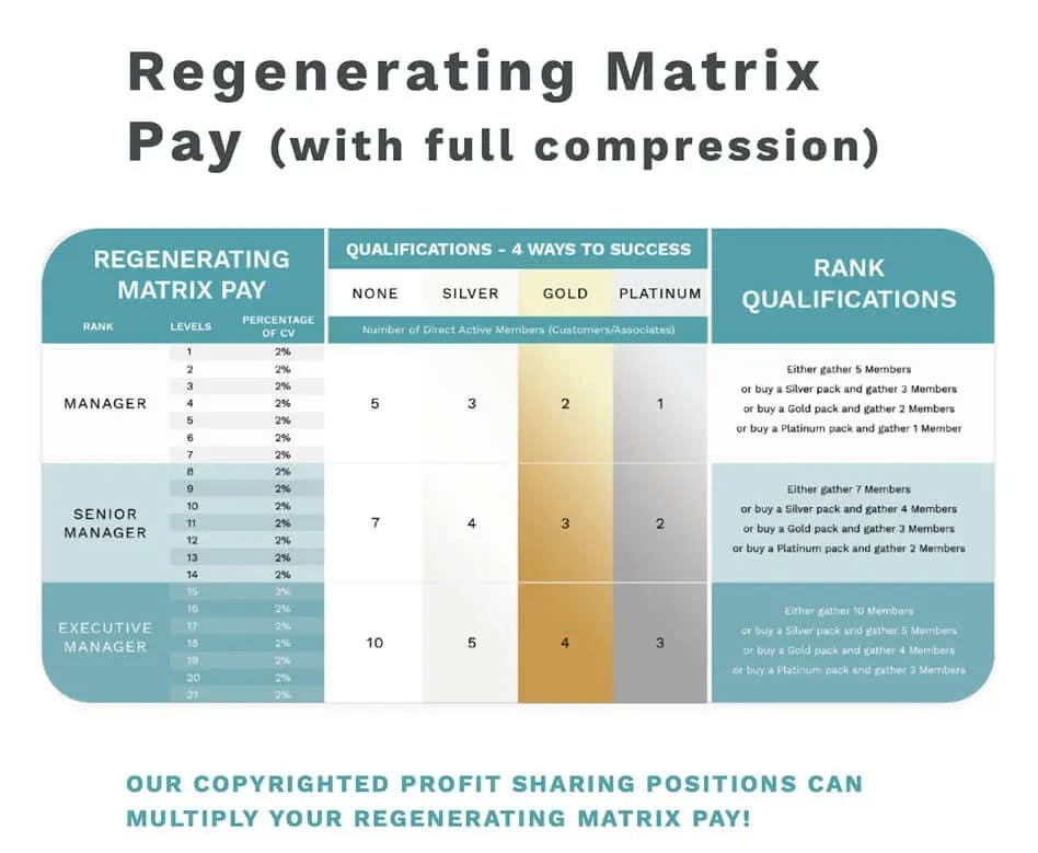 Regenerating Matrix Pay