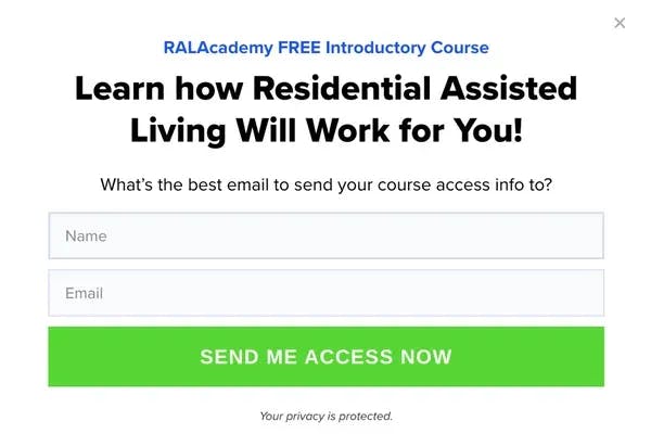 Residential Assisted Living Academy Free Course