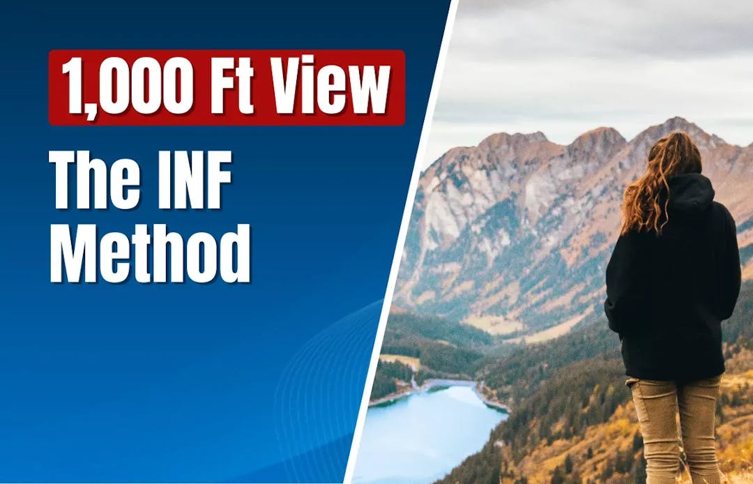 The INF Method 1000 Ft View