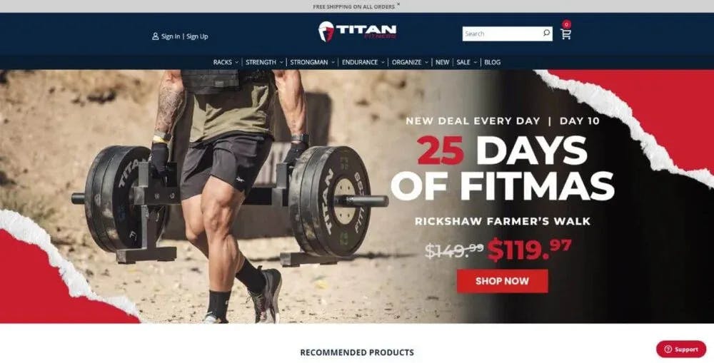 Titan Fitness Affiliate Program