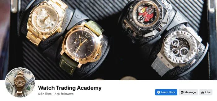 Watch Trading Academy Facebook Group