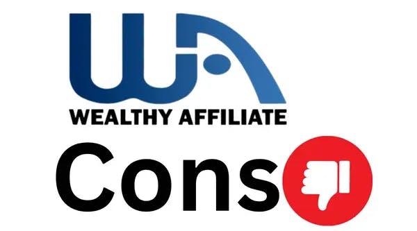 Wealthy Affiliate cons