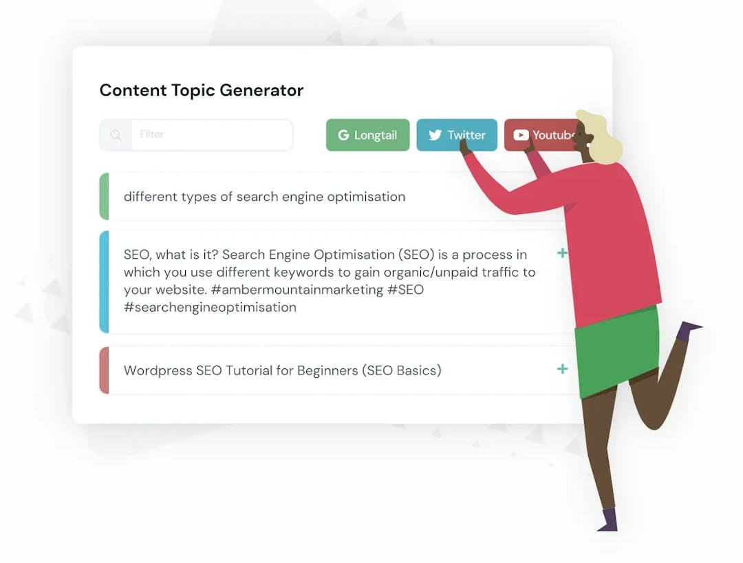 Websites Content Topic Generator