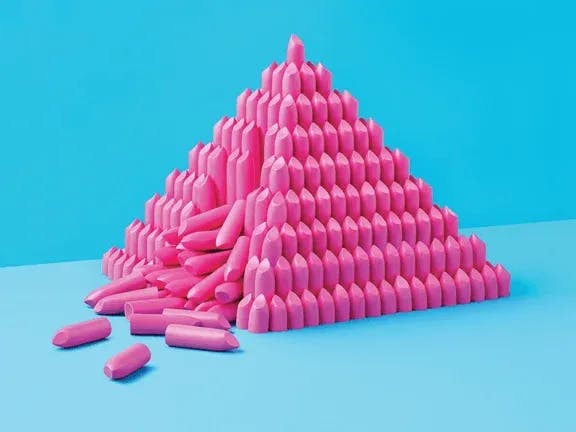 What is a pink pyramid scheme