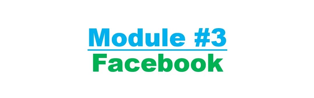 Module 3 Facebook