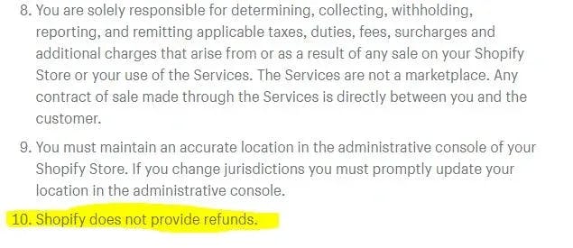 ecom king refund policy