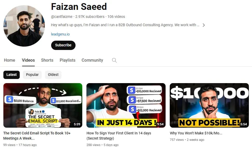 faizan saeed lead gen accelerator scam or legit