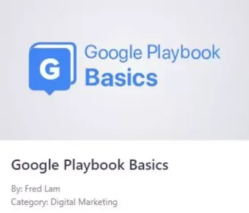 google playbook basics