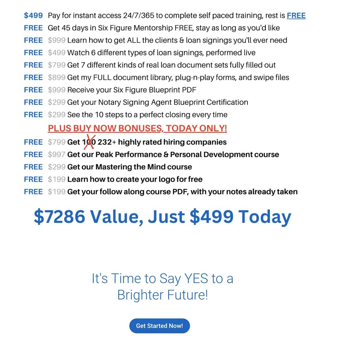 how much does nsa blueprint cost