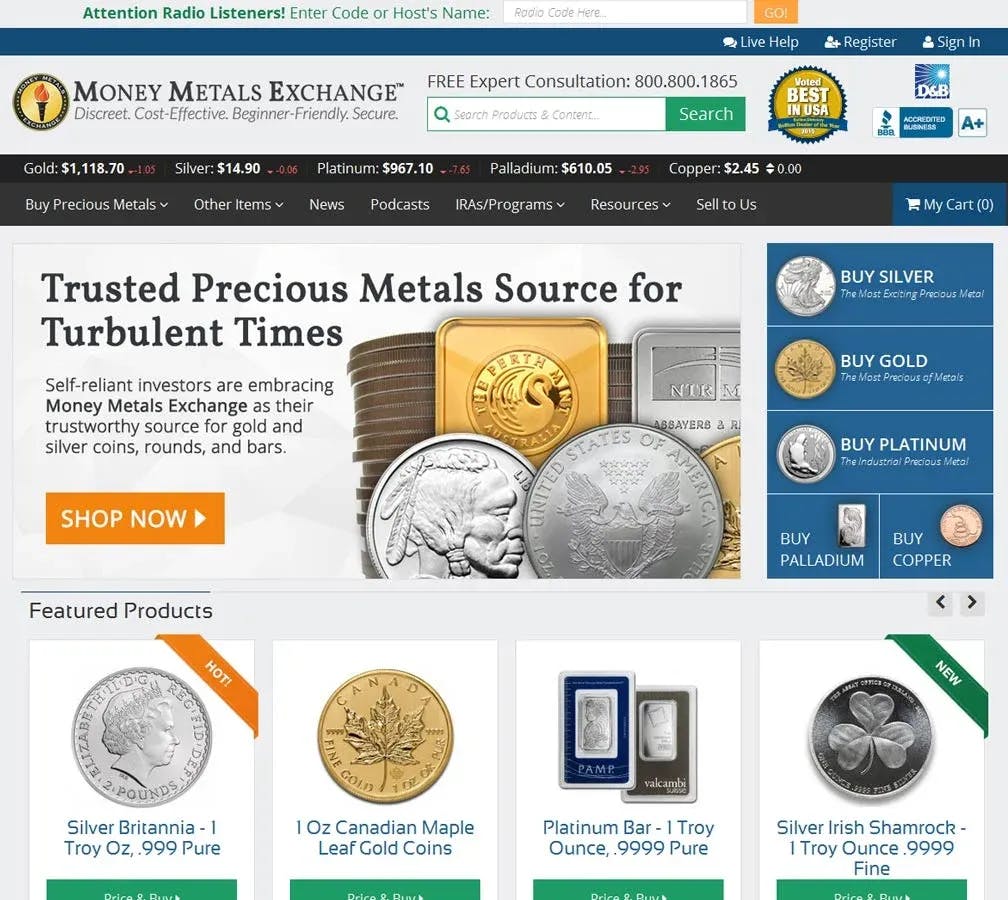 is money metals exchange legit