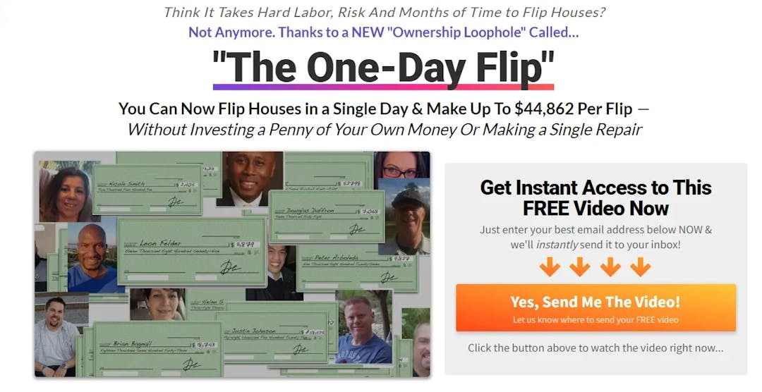is the one day flip a scam