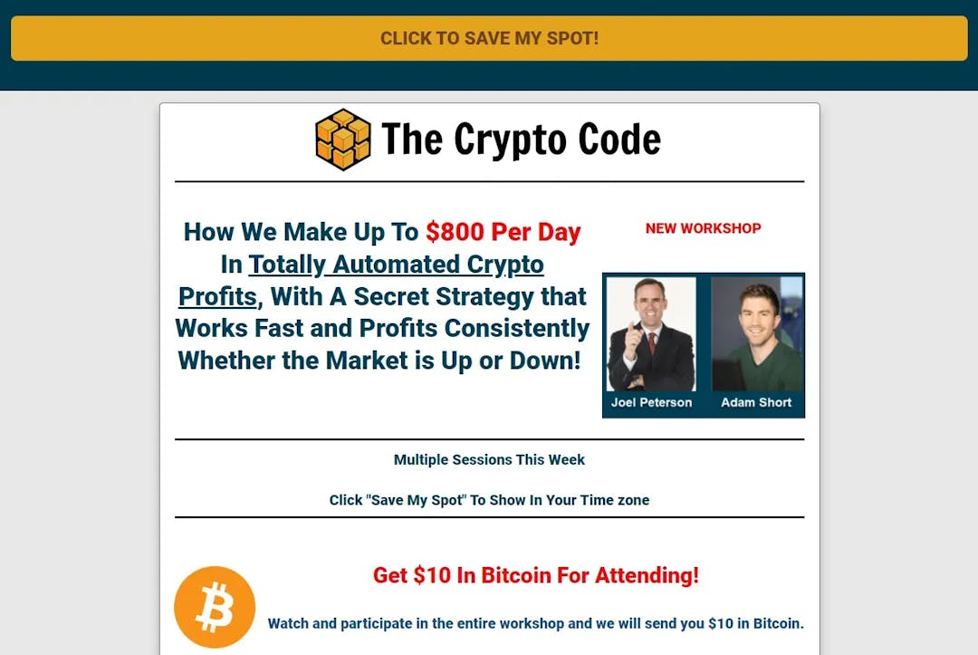 joel peterson review crypto code