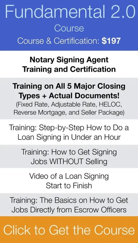loan signing system course