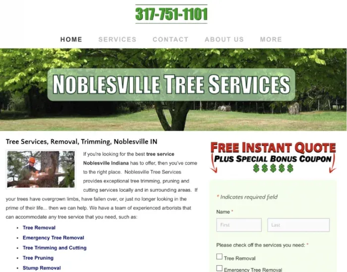 noblesville tree services