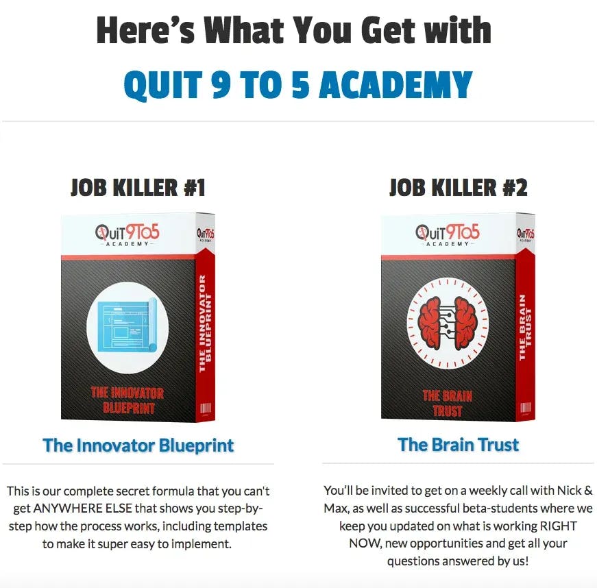quit 9 to 5 academy reviews