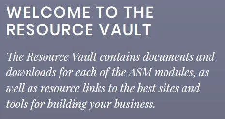 the amazing selling machine resource vault