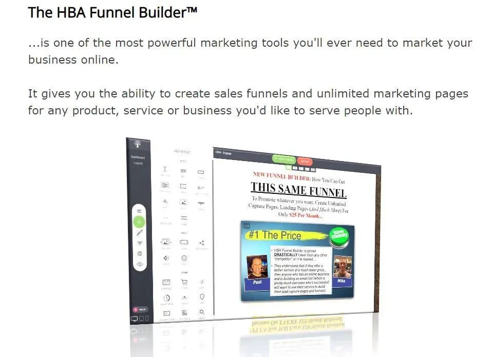 the home business academy funnel builder