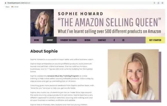 what is blue sky sophie howard amazon review