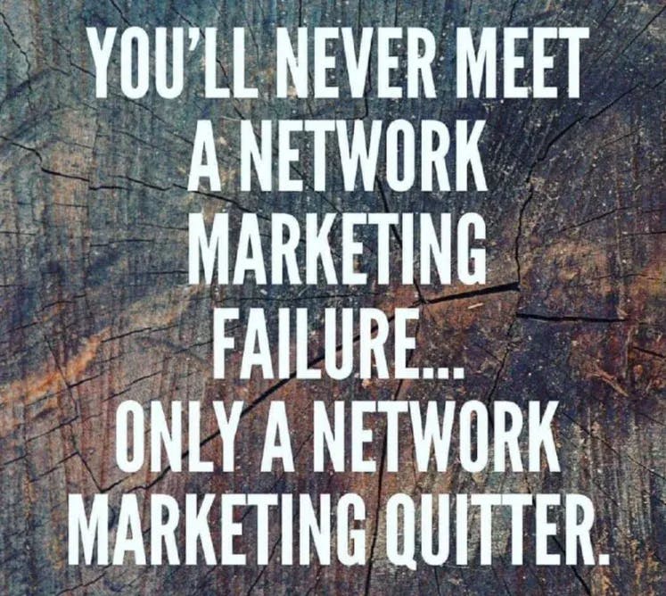 why network marketers fail